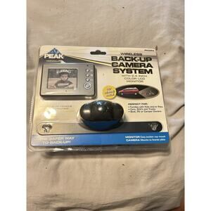 Peak Performance Wireless Back-Up Camera #PKC0RA w 2.4" Color LCD Monitor New!